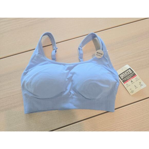 Duluth Trading Armachillo Seamless Cooling Bra – S, Soft Blue, NWT - Picture 1 of 3